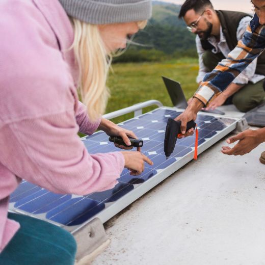 vanlife panneau solaire