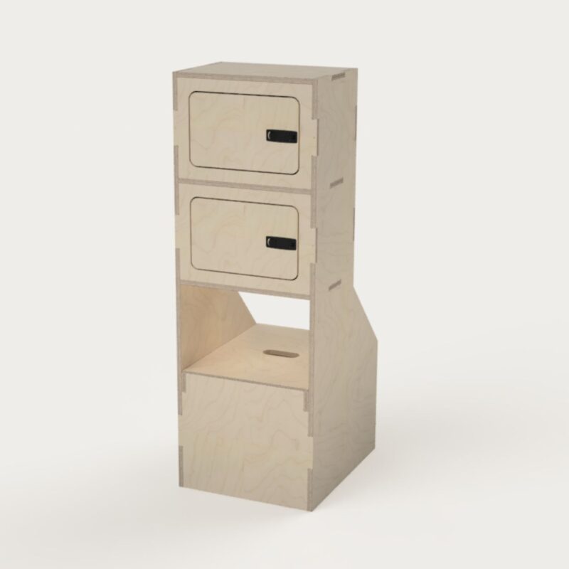 Meuble arrière siège conducteur van Meuble arrière siège conducteur van