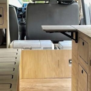 Meuble glacière et WC van