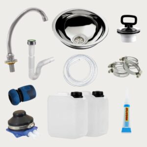 Meuble vasque avec pompe manuel van