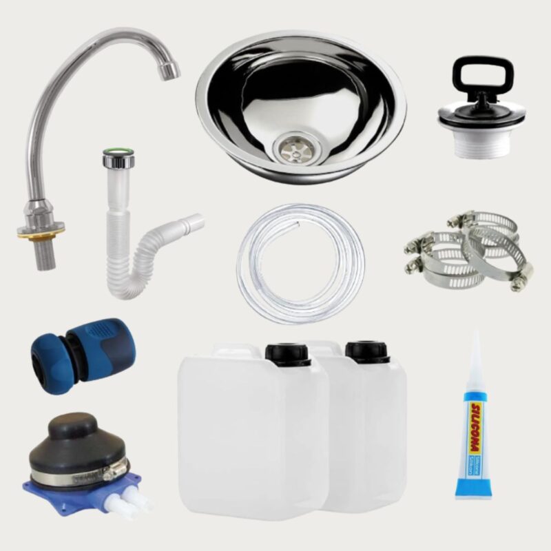 Meuble vasque avec pompe manuel van