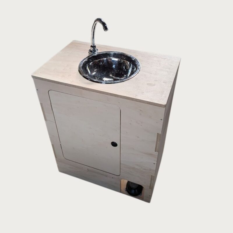 Meuble vasque avec pompe manuel van