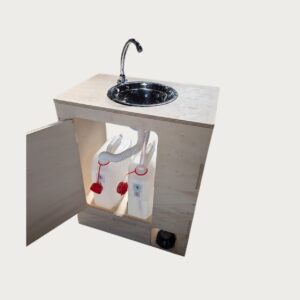 Meuble vasque avec pompe manuel van