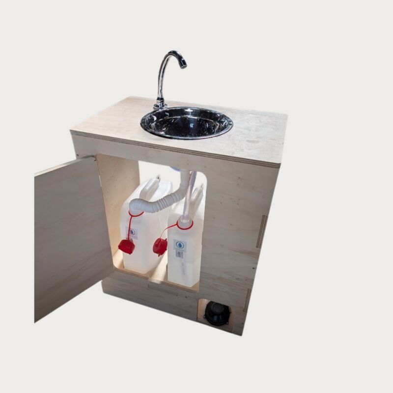 Meuble vasque avec pompe manuel van