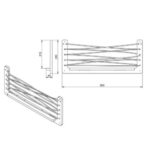 Support mural 600 (5) Support mural van 600 (2)