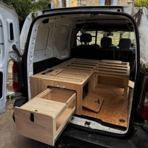 Lit peigne 120x155 avec tiroir. trape