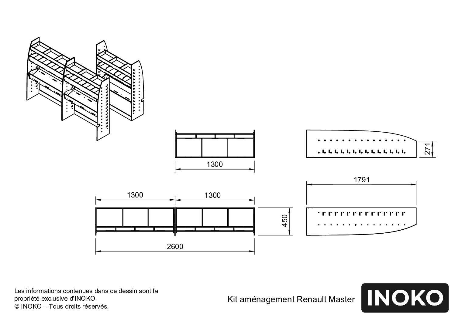 Kit aménagement Renault Master