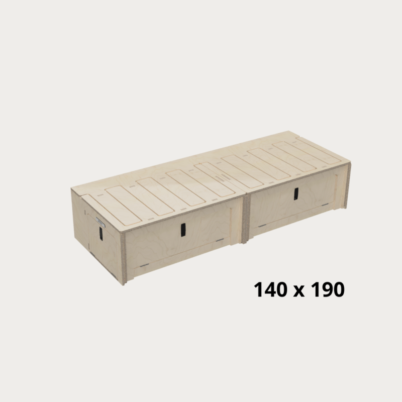 Lit peigne 140x190